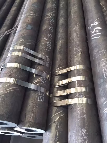 Tubería de acero sin costura de alta calidad para construcción de fábricas